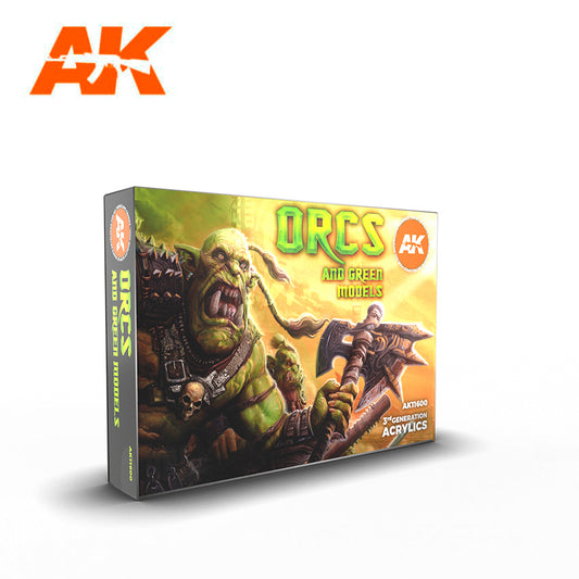 AK Interactive 3G Orcs and Green Models Set