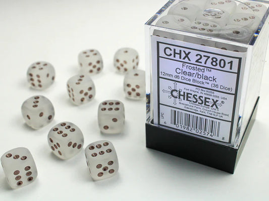 Frosted: 36D6 Clear/Black