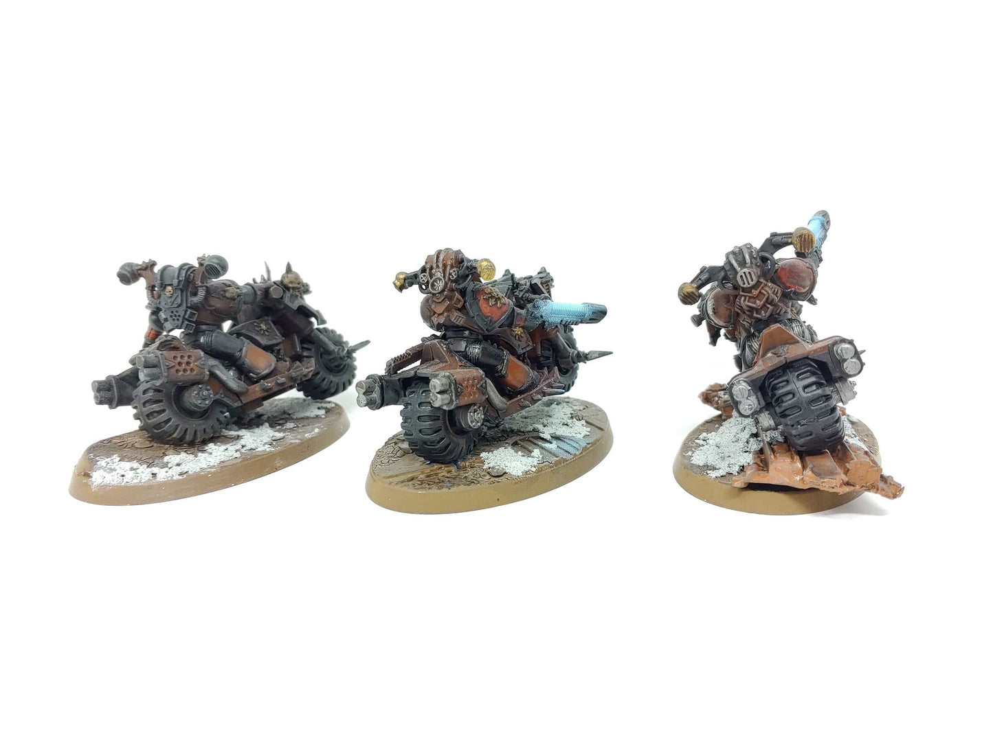 Warhammer 40,000: Chaos Space Marines Bikers (Well Painted)