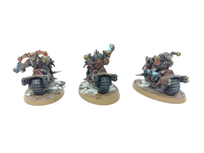 Chaos Space Marines Bikers (Well Painted)