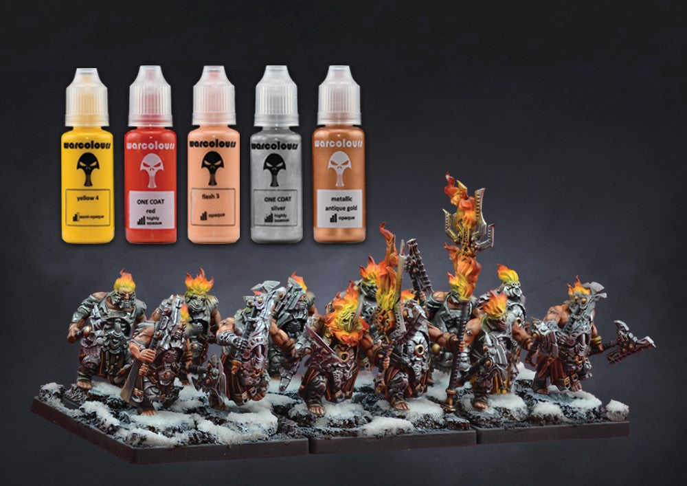 Conquest: Rage x Fire Paint Set, Collab with Warcolours
