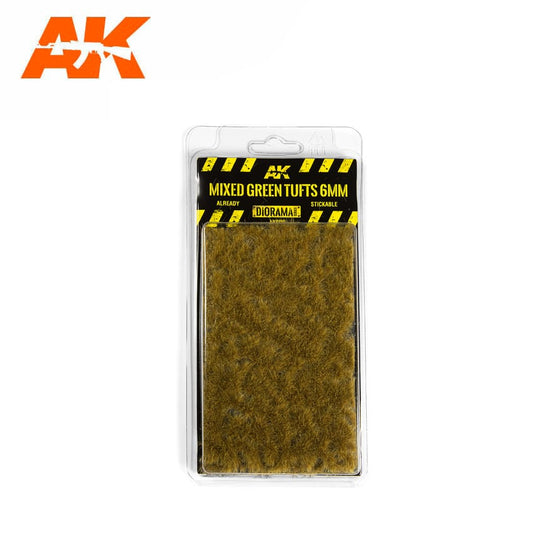 AK Mixed Green Tufts 6mm