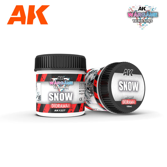AK Interactive Wargame Terrain Snow - 100ml