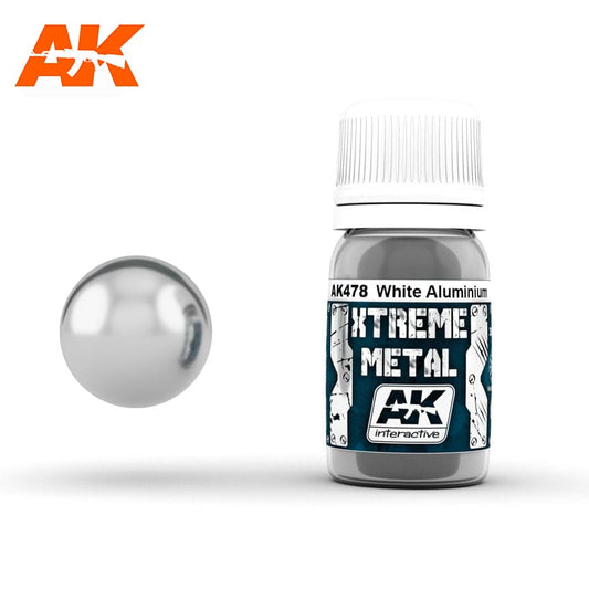 AK Interactive Xtreme Metal: White Aluminium