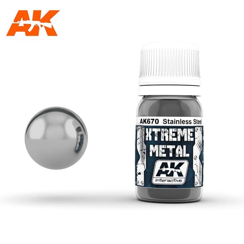 AK Interactive Xtreme Metal: Stainless Steel