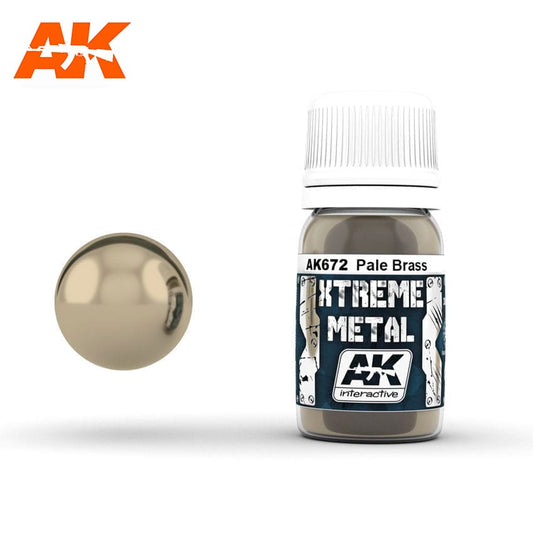 AK Interactive Xtreme Metal: Metal Pale Brass