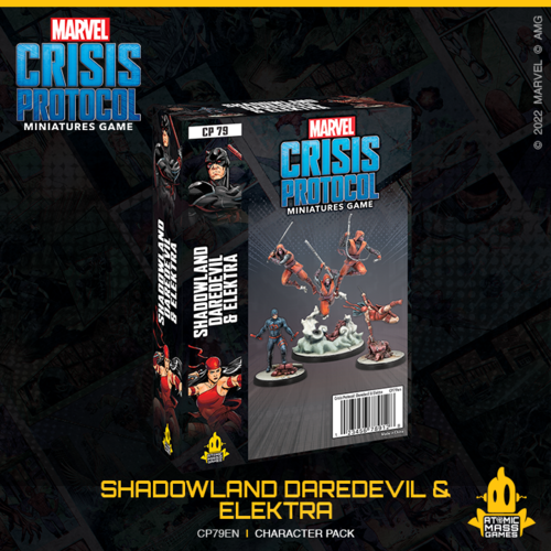 Marvel Crisis Protocol: Shadowland Daredevil & Elektra With Hand Ninjas Character Pack