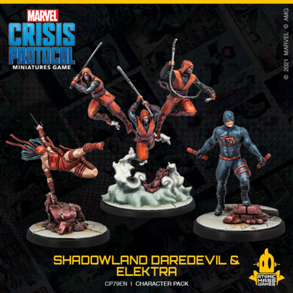 Shadowland Daredevil & Elektra With Hand Ninjas Character Pack