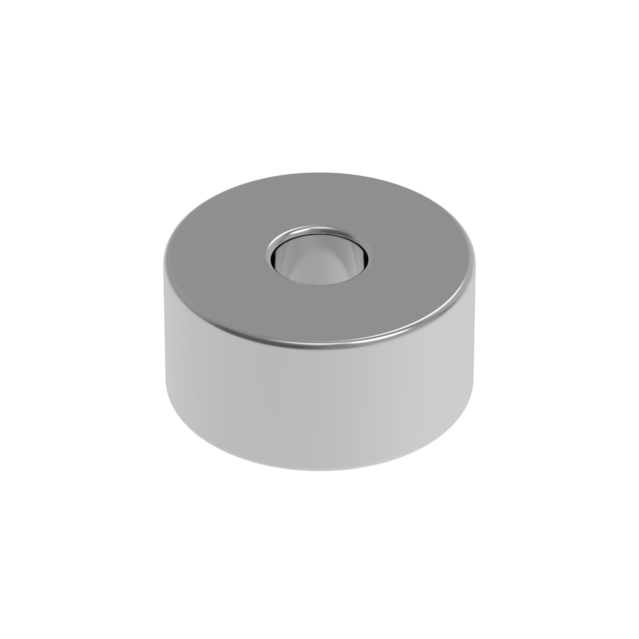 HiQ Parts Neodymium Magnet N52 Round Shape with Shaft Hole Diameter 4mm x Height 2mm (8pcs)