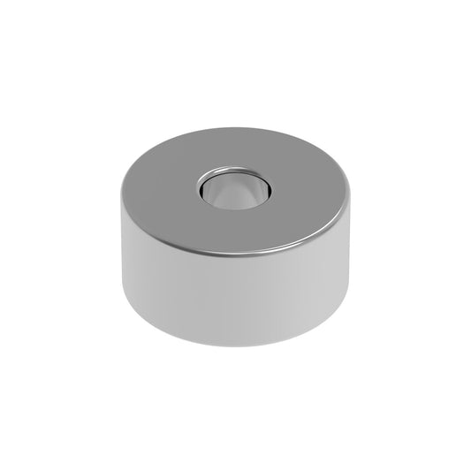 HiQ Parts Neodymium Magnet N52 Round Shape with Shaft Hole Diameter 4mm x Height 2mm (8pcs)