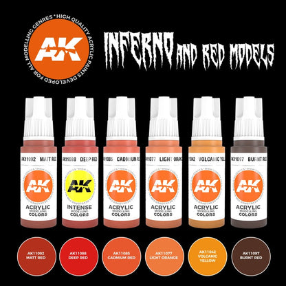 AK Interactive 3G Inferno and Red Models Set