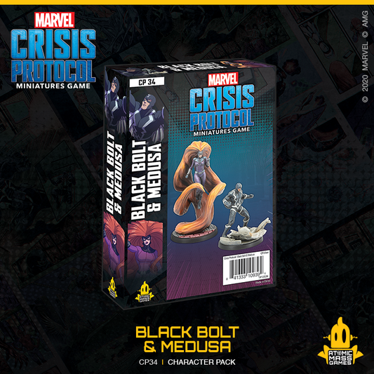 Marvel Crisis Protocol: Black Bolt and Medusa Character Pack