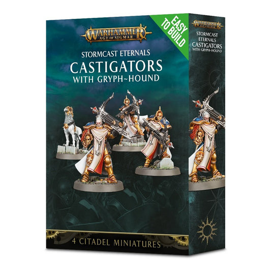 Stormcast Eternals: Castigators with Gryph-hound (Easy to Build)