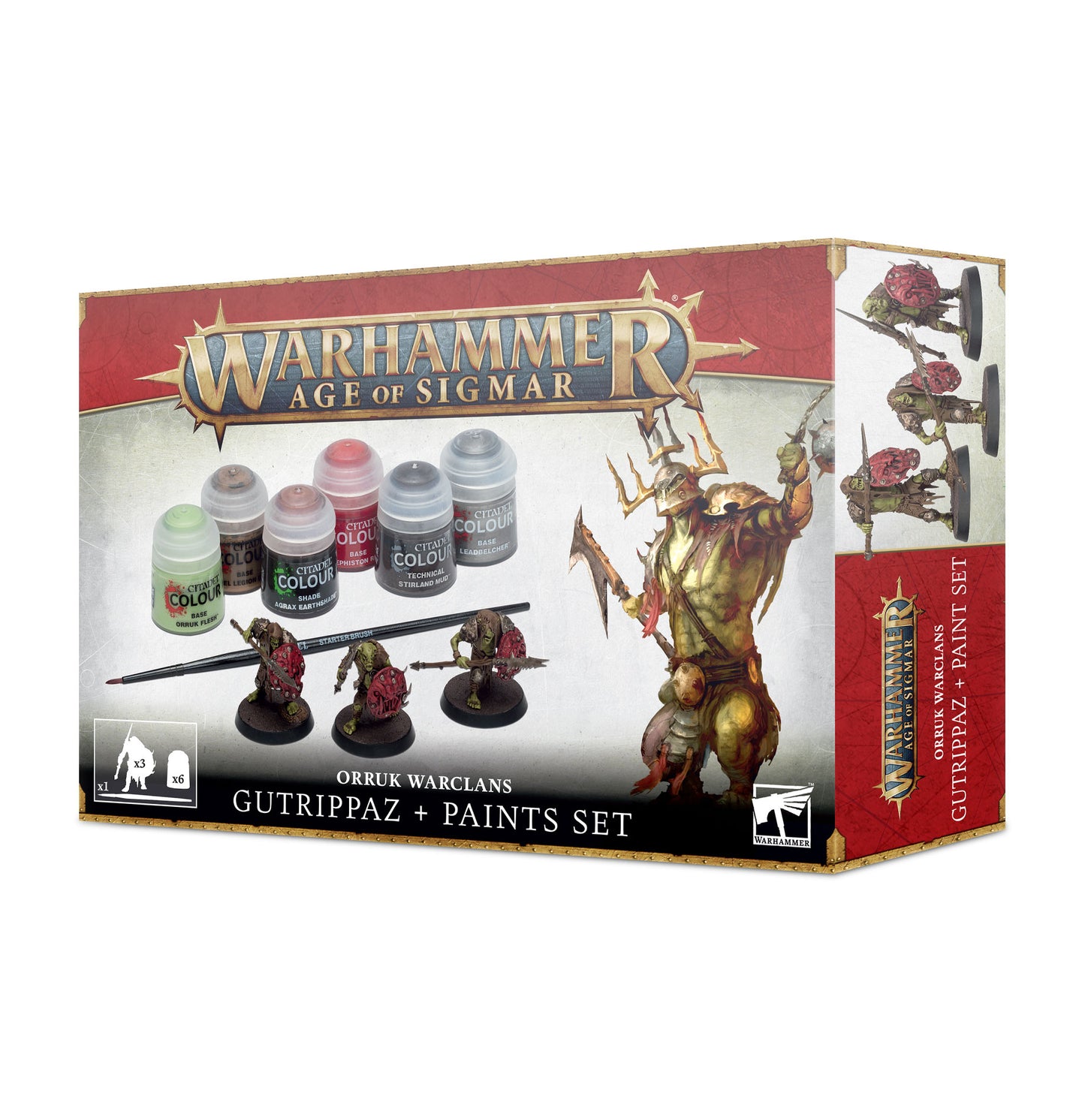 Warhammer Age of Sigmar: Orruk Warclans + Paint Set