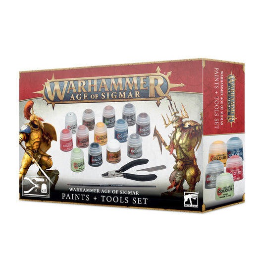 Citadel: Warhammer Age of Sigmar: Paints + Tools Set